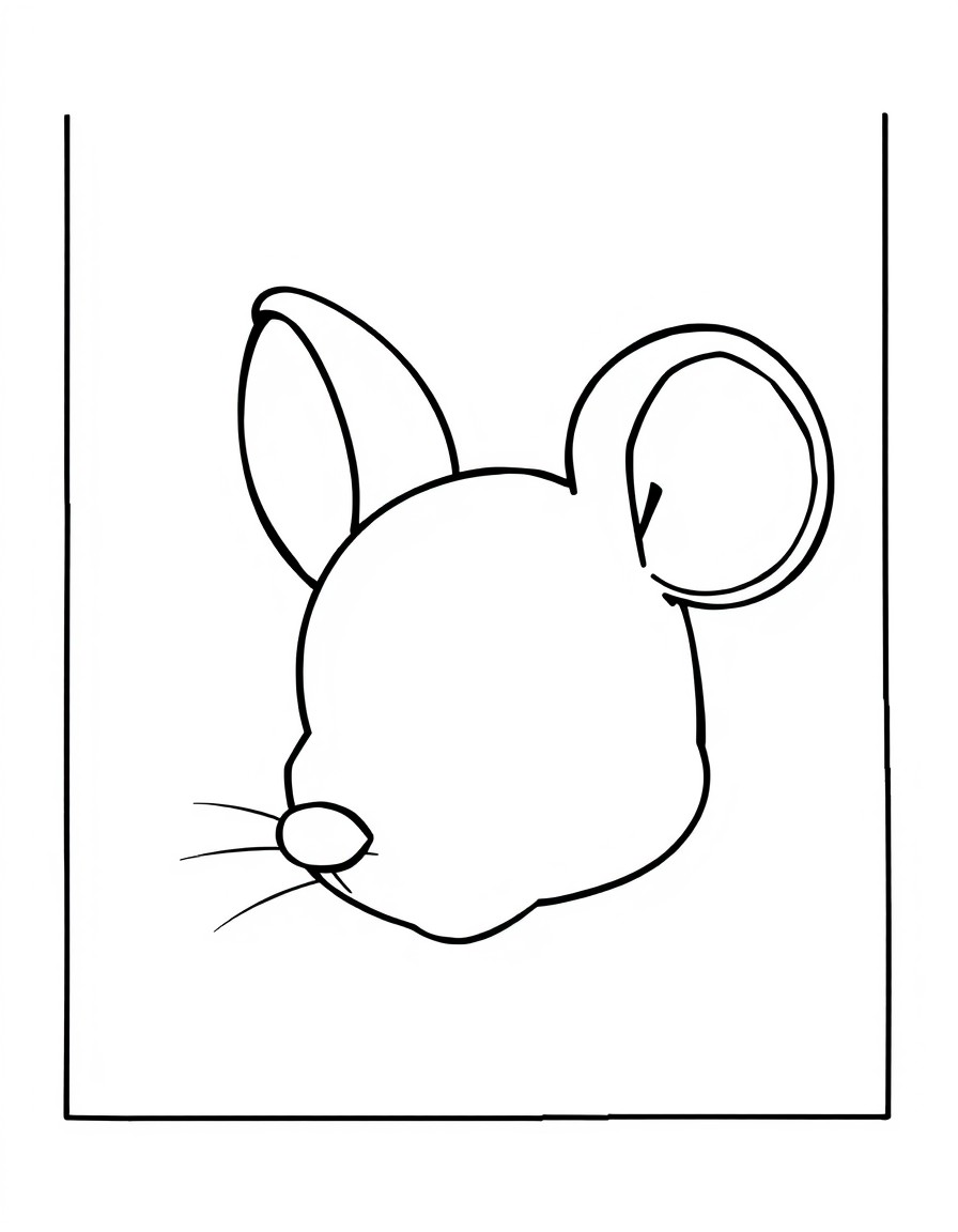 square with mouse ears