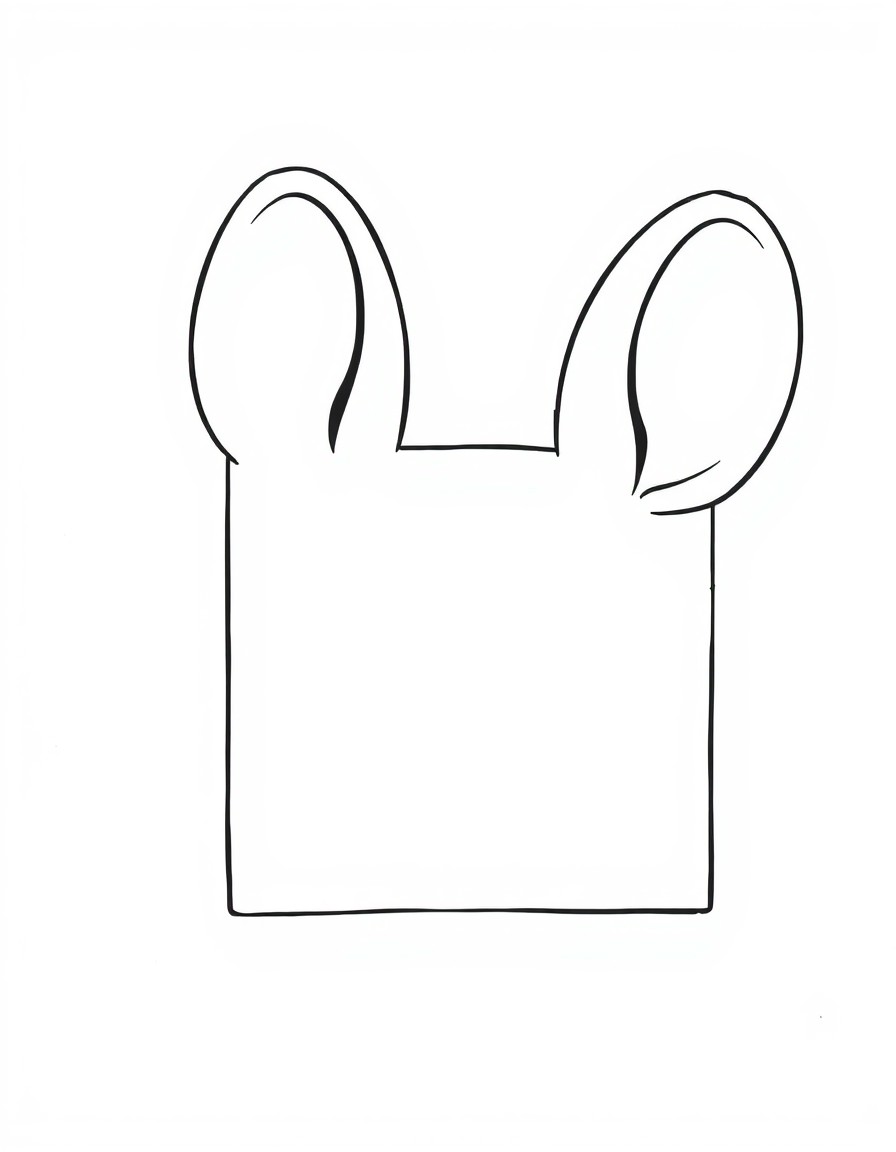 square with mouse ears