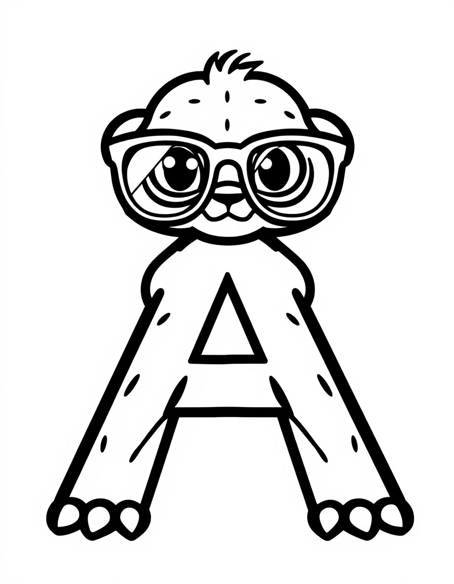 A AZ Logo For Optical Shop