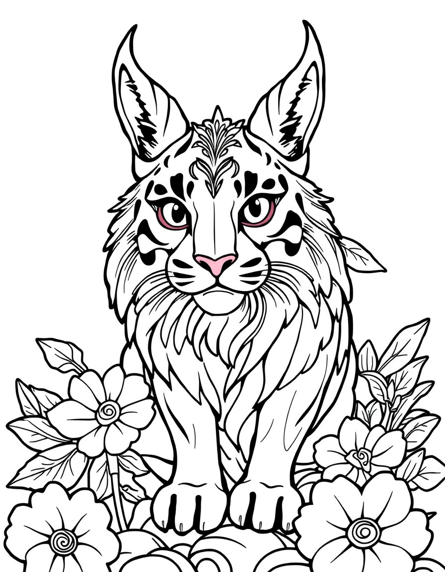 white background, black outlines, well-structured, ready for coloring, coloring page of: , very detailed, perfect for very advanced coloring