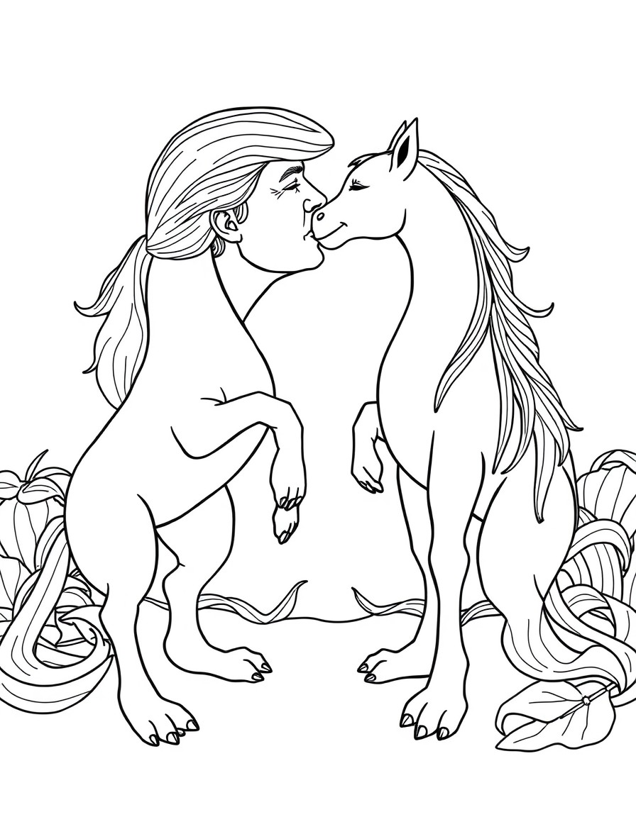 VIDEO OF TRUMP KISSING ELONS BARE FEET