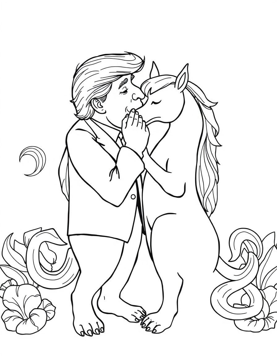 VIDEO OF TRUMP KISSING ELONS BARE FEET