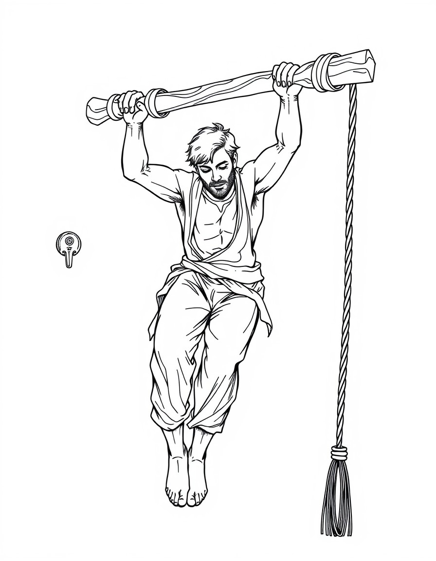 Man hanging him self