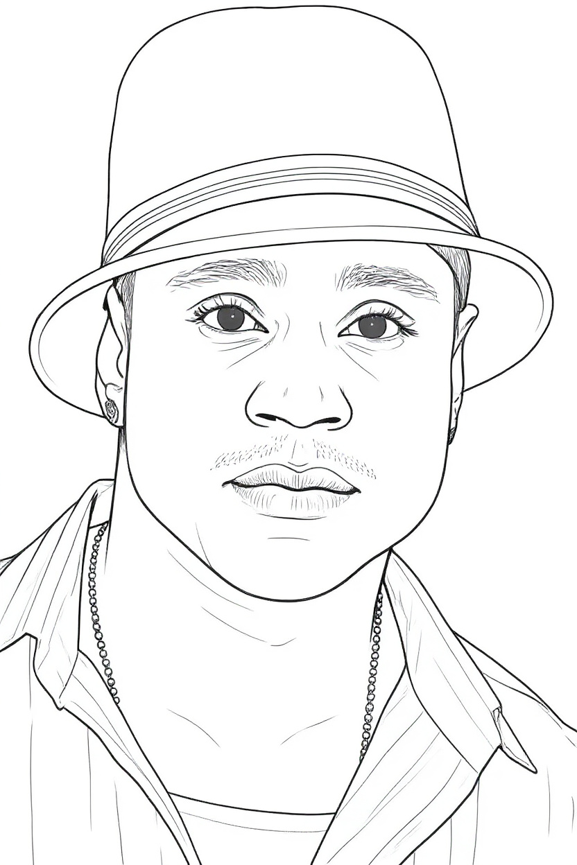 Make this a high-quality black and white COLORING PAGE with white background, only black lines, NO big gray areas, and clear, thick bold outlines, well-defined shapes, and clean edges. Remove all shad