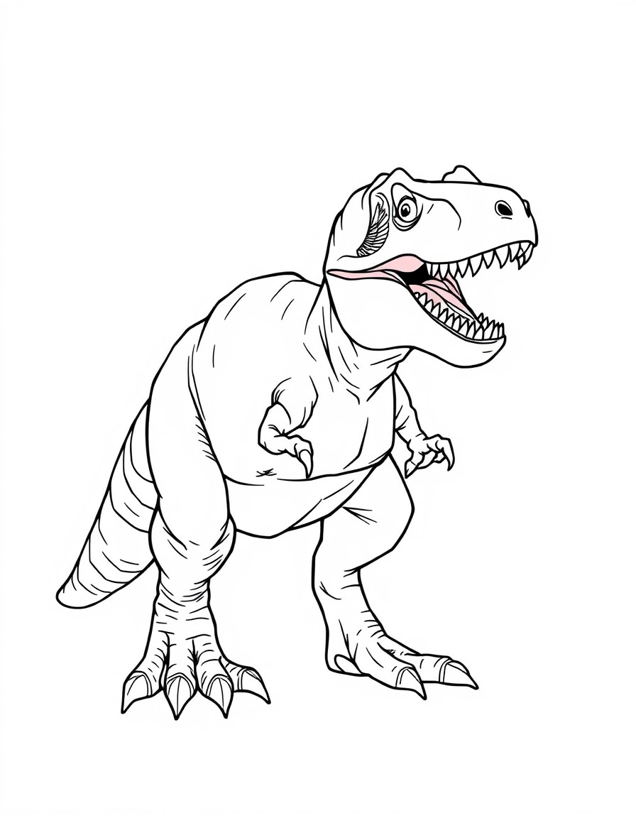 a fartting T rex