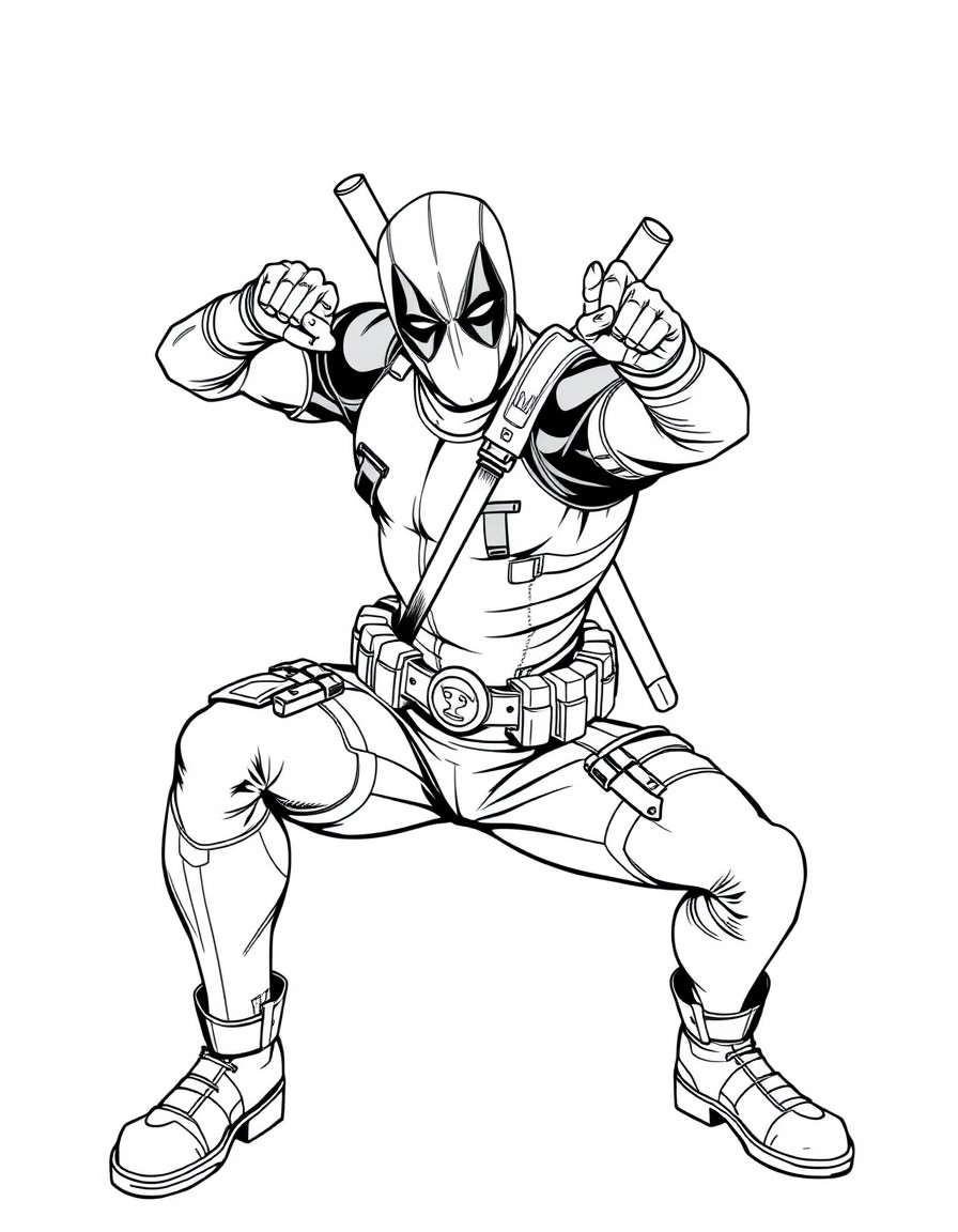 DEADPOOL ready to fight