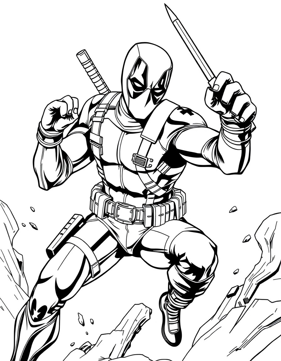 DEADPOOL ready to fight