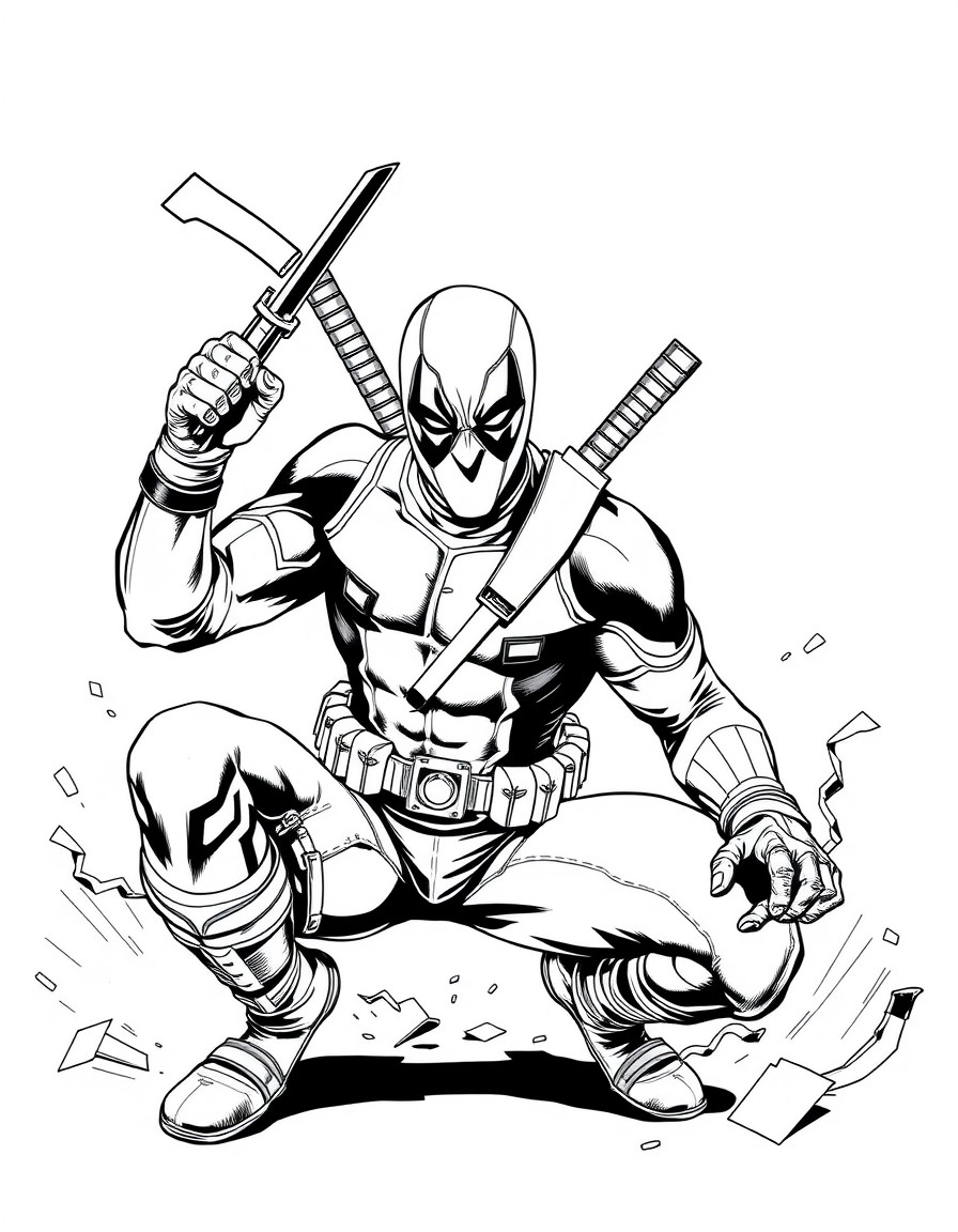 DEADPOOL ready to fight