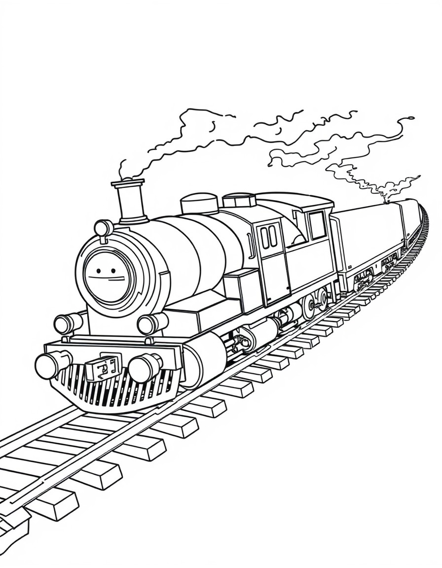 train that went out of the tracks and flying